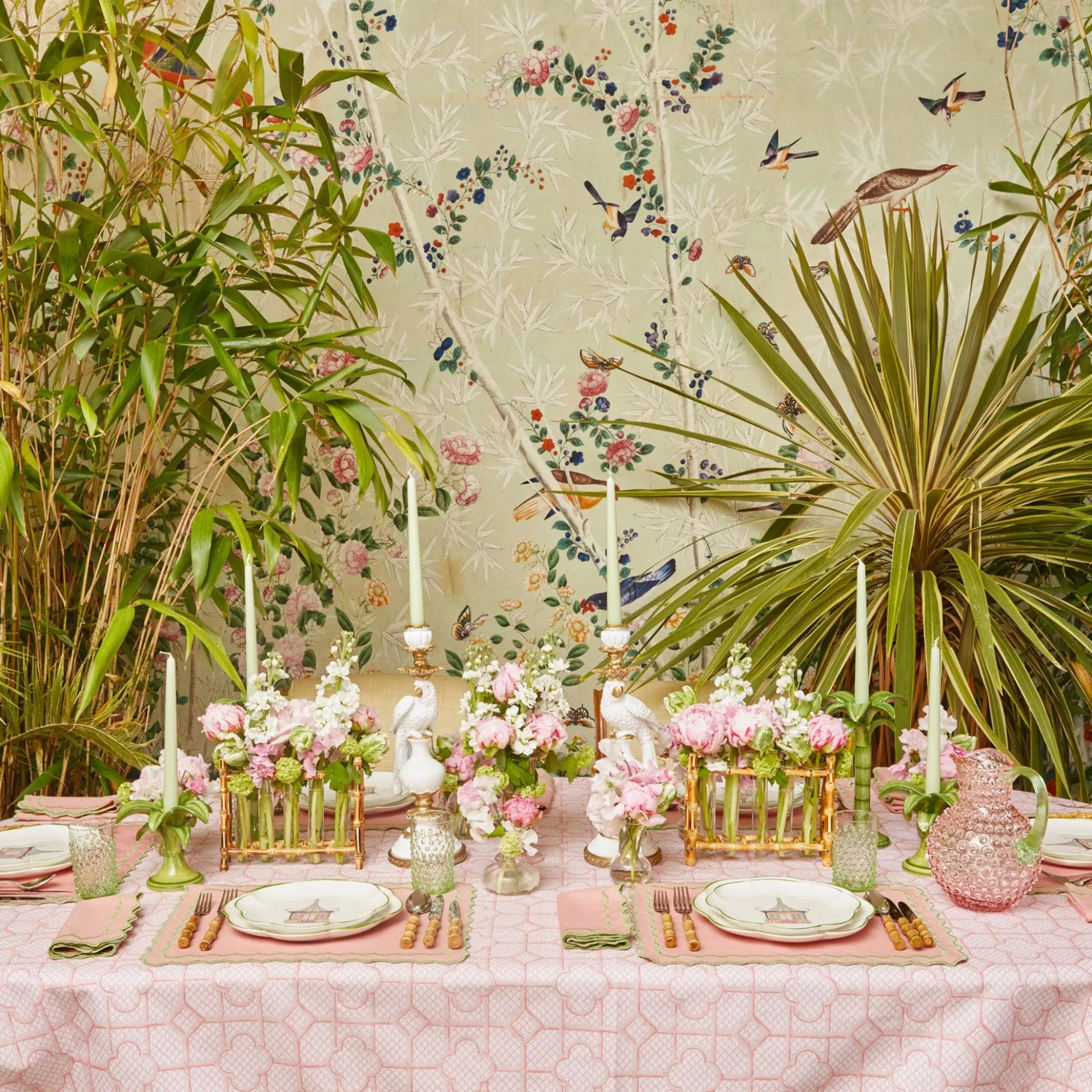 Mrs. Alice Placemats|Pink Penelope Placemats (Set Of 4)