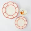Mrs. Alice Starter Plates|Pink Petal Bamboo Starter Plate