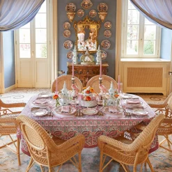 Mrs. Alice Starter Plates|Pink Petal Bamboo Starter Plate