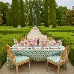 Mrs. Alice Candle Holders|Pink Rattan Pagoda Lantern
