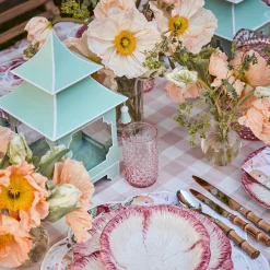 Mrs. Alice Candle Holders|Pistachio Green Pagoda Lantern