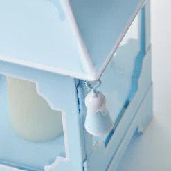 Mrs. Alice Candle Holders|Powder Blue Pagoda Lantern