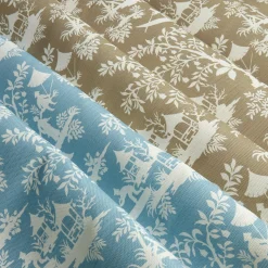 Mrs. Alice Serena Fresson Fabrics|Putty Pagoda Garden Fabric