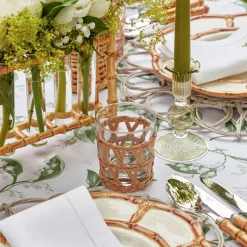 Mrs. Alice Glassware Sets|Raffia Water Glasses & Jug Set