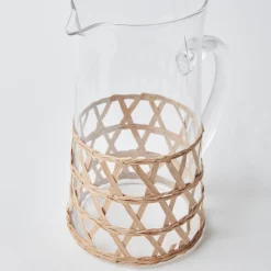 Mrs. Alice Jugs|Raffia Water Jug