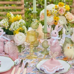 Mrs. Alice Napkin Rings, Bows & Wreaths|Rattan Bunny Napkin Rings (Set Of 4)