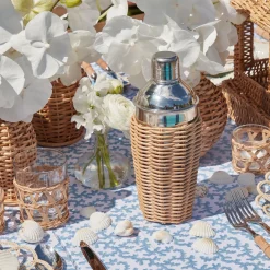 Mrs. Alice Rattan Tableware|Rattan Cocktail Shaker