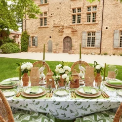 Mrs. Alice Candle Holders|Rattan Hurricane Lantern (Pair)