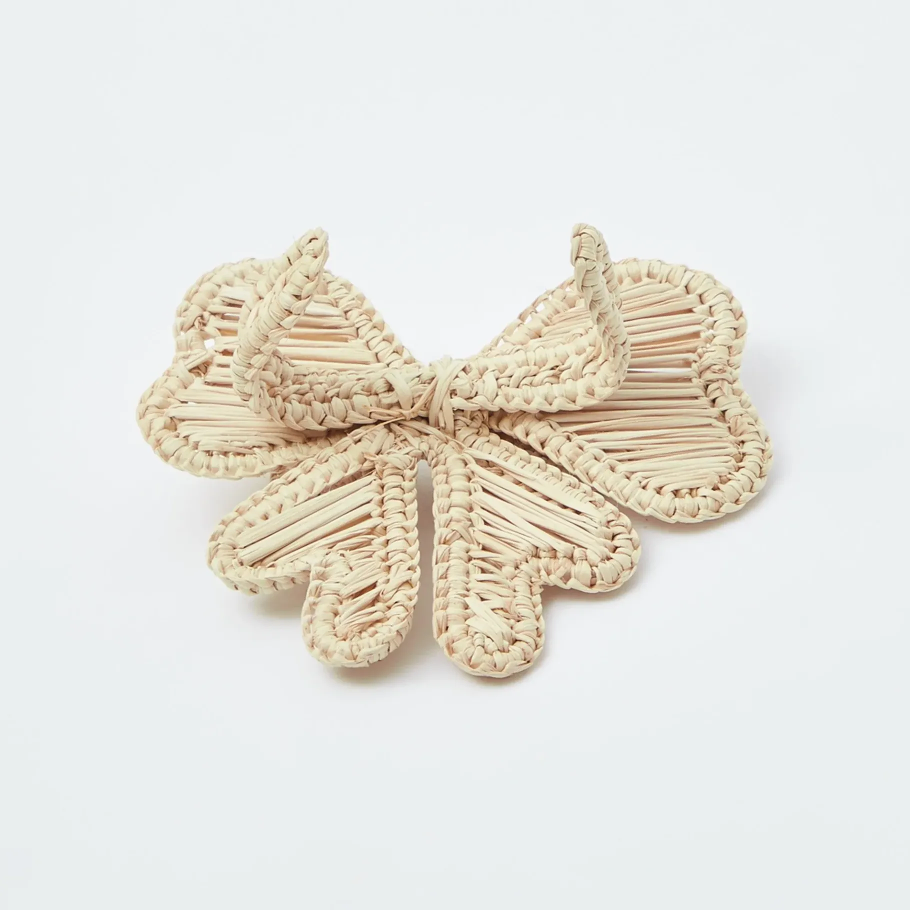 Mrs. Alice Rattan Tableware|Rattan Napkin Bows (Set Of 4)