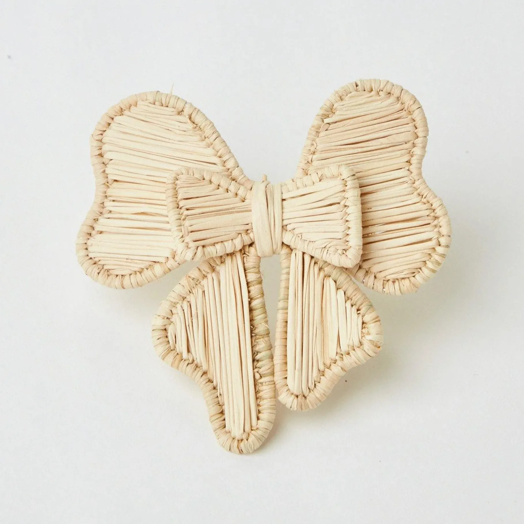 Mrs. Alice Rattan Tableware|Rattan Napkin Bows (Set Of 4)