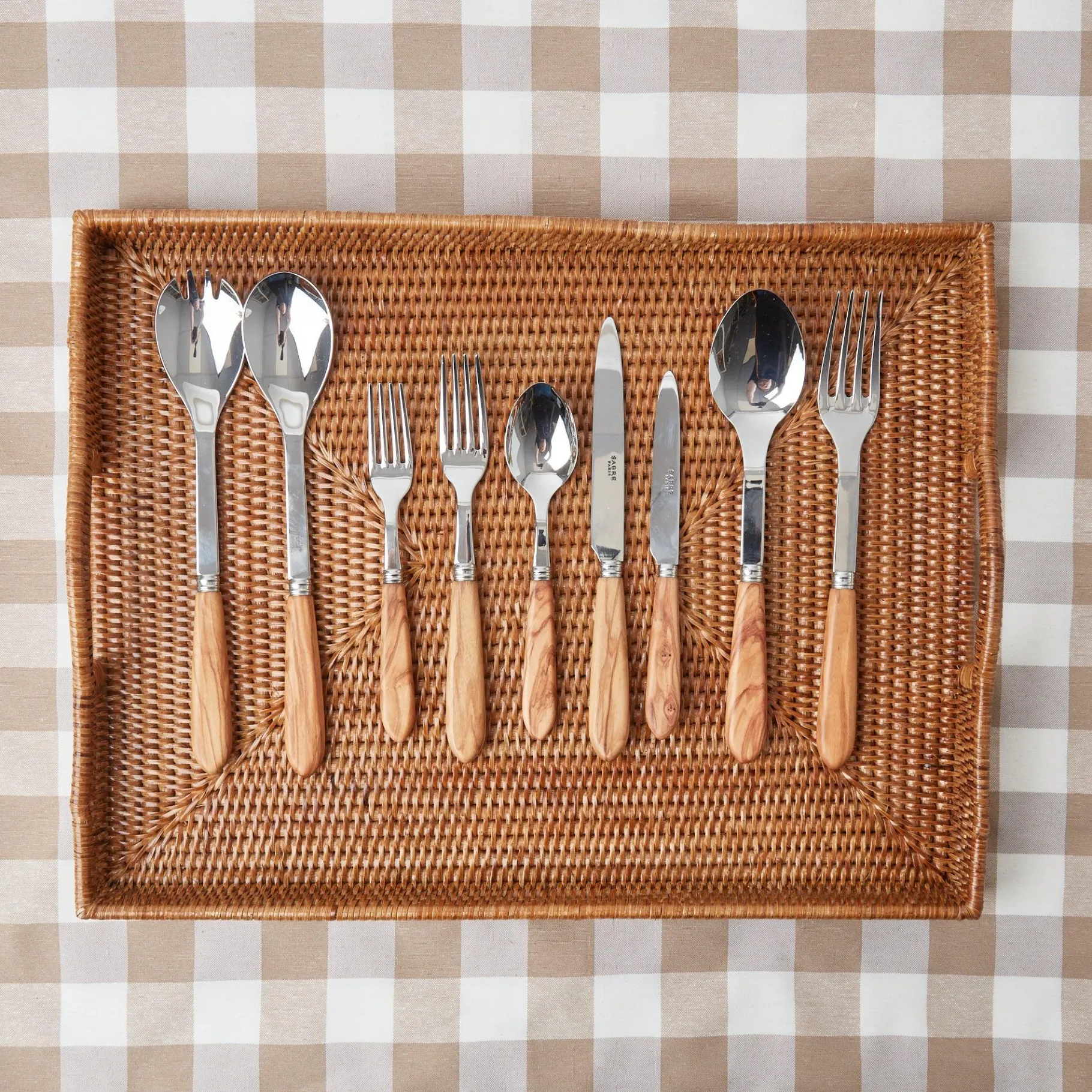 Mrs. Alice Rattan Tableware|Rattan Tray