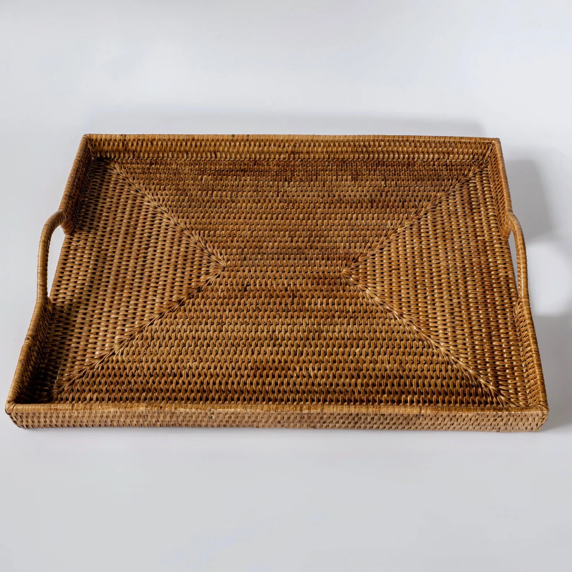 Mrs. Alice Rattan Tableware|Rattan Tray