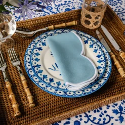 Mrs. Alice Rattan Tableware|Rattan Tray
