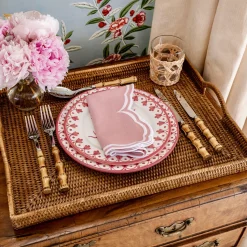 Mrs. Alice Trays & Liners|Rattan Tray