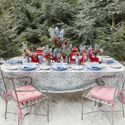 Mrs. Alice Glasses|Red Rim Wine Glasses (Set Of 4)