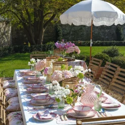 Mrs. Alice Glassware Sets|Rose Hobnail Jug With Emerald Handle