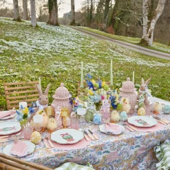 Mrs. Alice Crockery Sets|Scalloped Easter Dinner Plate (Set Of 4)