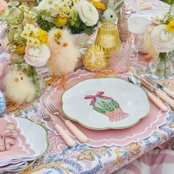 Mrs. Alice Dinner Plates|Scalloped Easter Dinner Plate (Set Of 4)