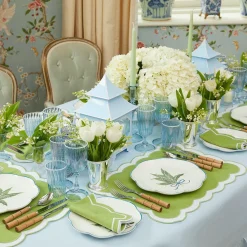 Mrs. Alice Dinner Plates|Scalloped Lily Of The Valley Dinner Plate