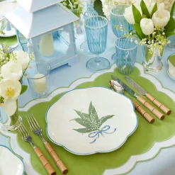 Mrs. Alice Dinner Plates|Scalloped Lily Of The Valley Dinner Plate