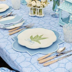 Mrs. Alice Dinner Plates|Scalloped Lily Of The Valley Dinner Plate