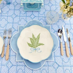 Mrs. Alice Dinner Plates|Scalloped Lily Of The Valley Dinner Plate
