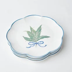 Mrs. Alice Starter Plates|Scalloped Lily Of The Valley Starter Plate