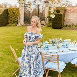 Mrs. Alice Dinner Plates|Scalloped Lily Of The Valley Dinner Plate (Set Of 4)