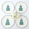 Mrs. Alice Dinner Plates|Scalloped Pagoda Dinner Plate (Set Of 4)