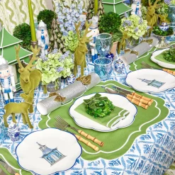 Mrs. Alice Starter Plates|Scalloped Pagoda Starter Plate (Set Of 4)