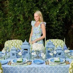 Mrs. Alice Crockery Sets|Serena Cabbage Dinner & Starter Plates (Set Of 8)