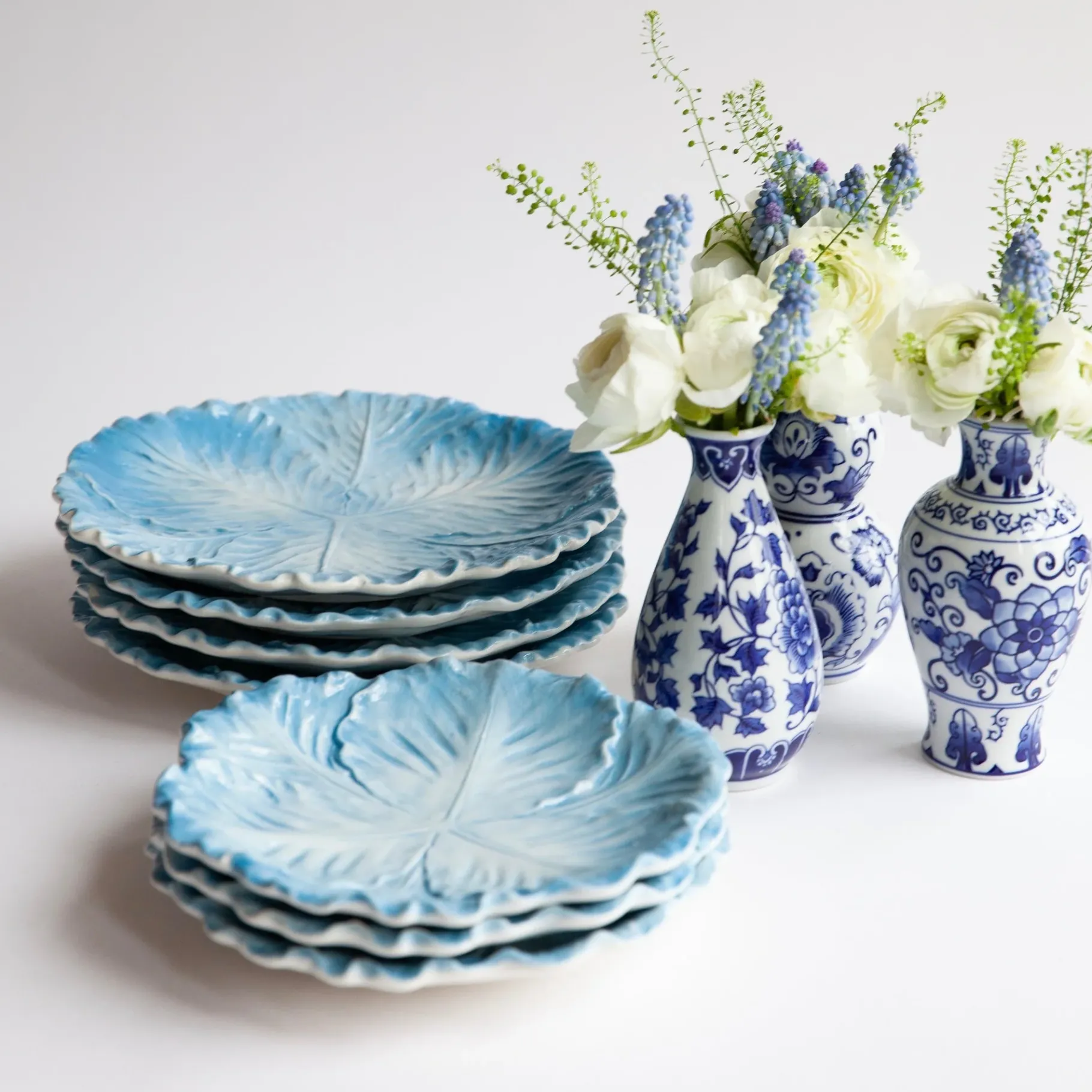 Mrs. Alice Crockery Sets|Serena Cabbage Starter Plate (Set Of 4)