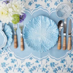 Mrs. Alice Placemats|Serena Cornflower Blue Placemats (Set Of 4)