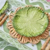 Mrs. Alice Dinner Plates|Serena Green Cabbage Dinner Plate (Set Of 4)