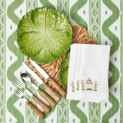 Mrs. Alice Dinner Plates|Serena Green Cabbage Dinner Plate (Set Of 4)