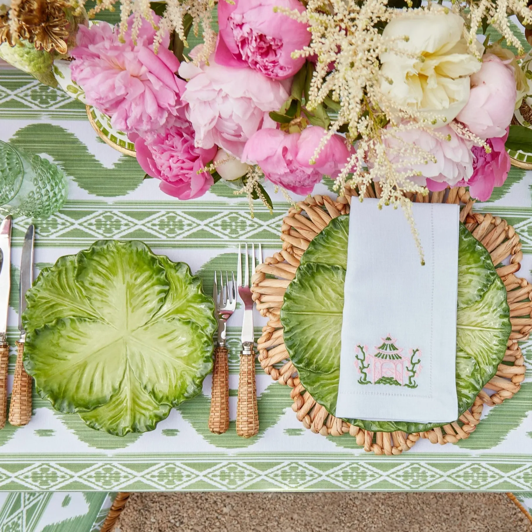 Mrs. Alice Cabbage Crockery|Serena Green Cabbage Starter Plate