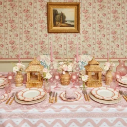 Mrs. Alice Napkins|Serena Pink Leopard Napkins (Set Of 4)