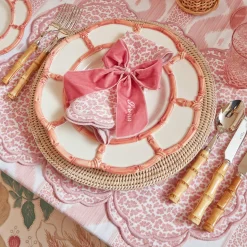 Mrs. Alice Napkins|Serena Pink Leopard Napkins (Set Of 4)