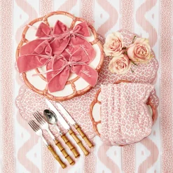 Mrs. Alice Napkins|Serena Pink Leopard Napkins (Set Of 4)