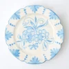 Mrs. Alice Dinner Plates|Seville Blue Gardenia Dinner Plate