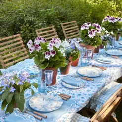 Mrs. Alice Seville Crockery|Seville Blue Gardenia Starter Plate