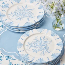Mrs. Alice Seville Crockery|Seville Blue Gardenia Starter Plate