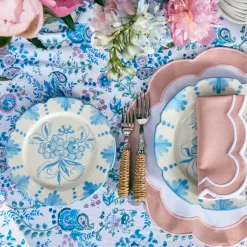 Mrs. Alice Seville Crockery|Seville Blue Gardenia Starter Plate