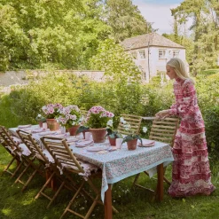 Mrs. Alice Dinner Plates|Seville Pink Gardenia Dinner Plate (Set Of 4)