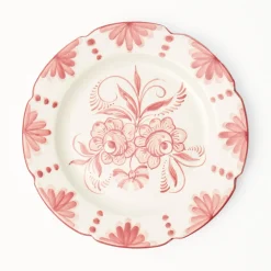 Mrs. Alice Dinner Plates|Seville Pink Gardenia Dinner Plate