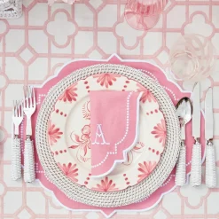 Mrs. Alice Seville Crockery|Seville Pink Gardenia Dinner Plate