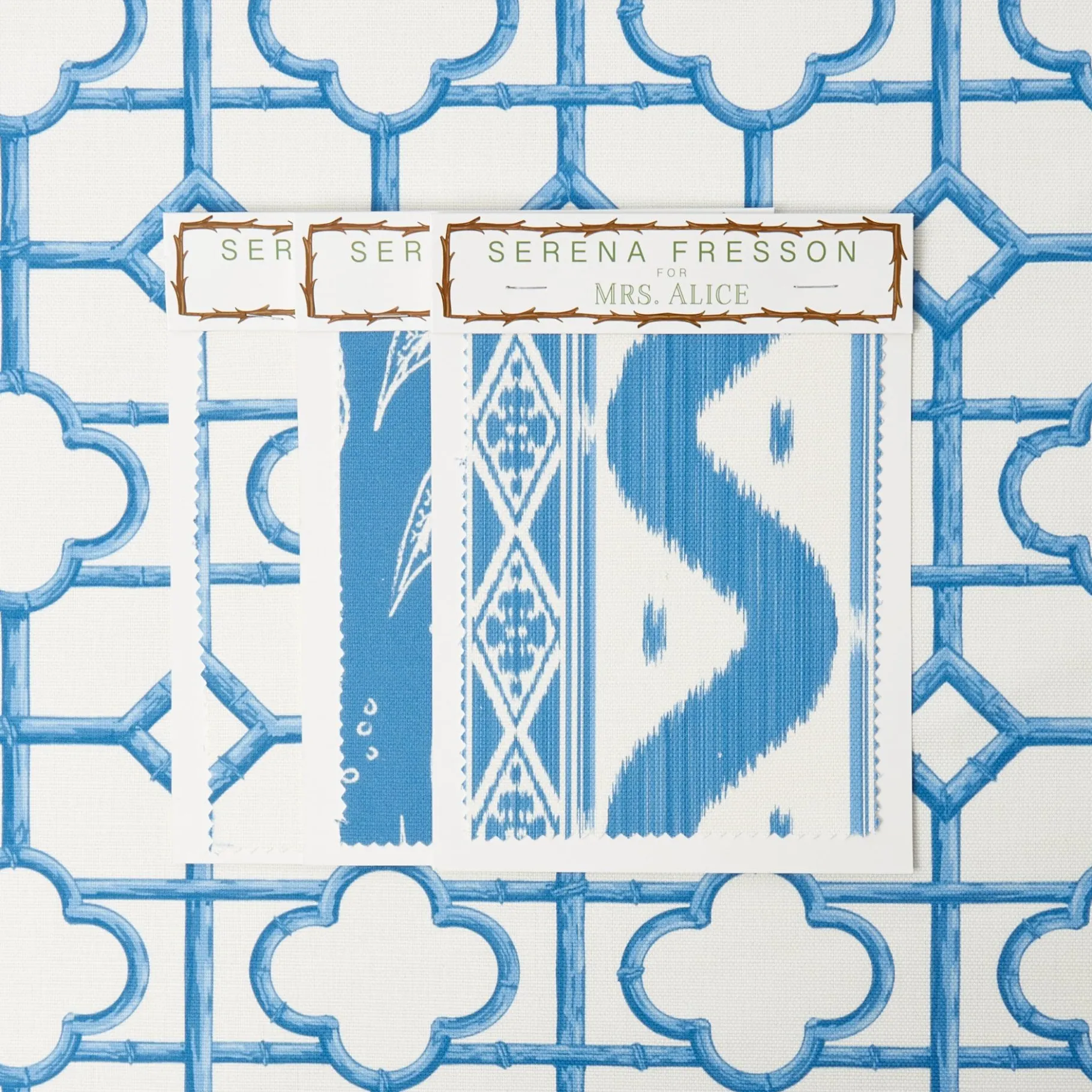 Mrs. Alice Serena Fresson Fabrics|Shaded Bamboo Fabric