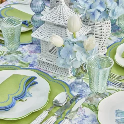 Mrs. Alice Vases|Small Blue Fluted Vase (Set Of 3)