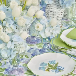 Mrs. Alice Vases|Small Blue Fluted Vase (Set Of 3)