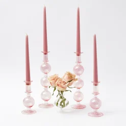 Mrs. Alice Candle Holders|Small Camille Peony Candle Holder (Pair)